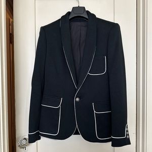 Balmain men’s black cotton jacket